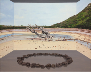 Jennifer Presant, Fertile Ground, 2015, oil on linen, 48 x 60 in